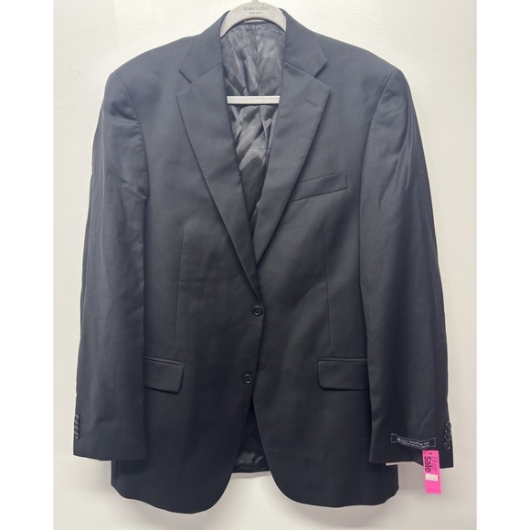 Hart Schaffner Marx Blazer Sport Coat Mens Black 42 Long #46‎ New With Tags